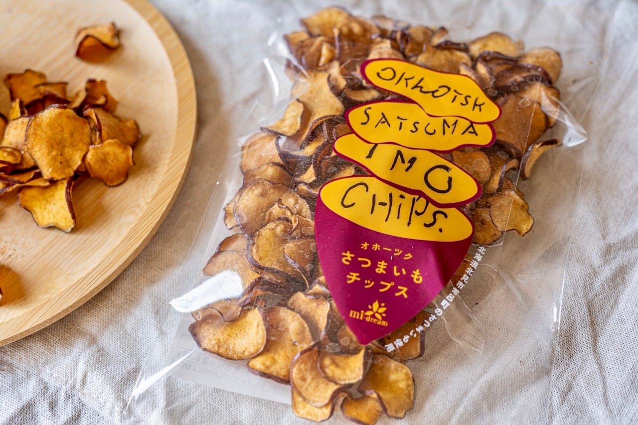 さつまいもチップス×３個